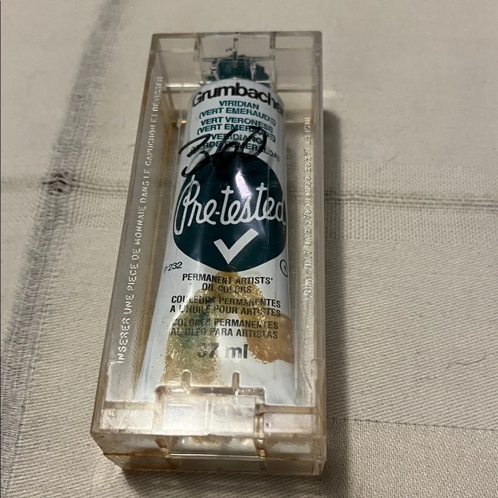 Set of 8 Tubes Vintage Grumbacher Pre Tested Oil Paints - Picture 3 of 9